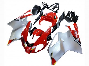 Descuento Carenados Moto Aprilia RSV1000 2003-2006 - Blanco Rojo Negro