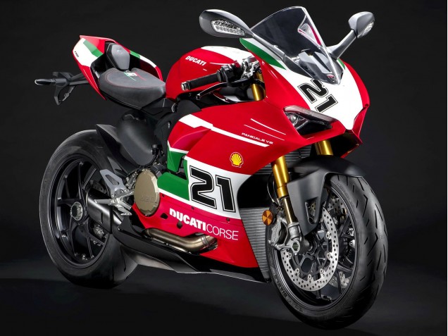 Descuento Carenados Moto Ducati Panigale V2 2020-2024 - Blanco Rojo Verde Negro Mate Corse 21