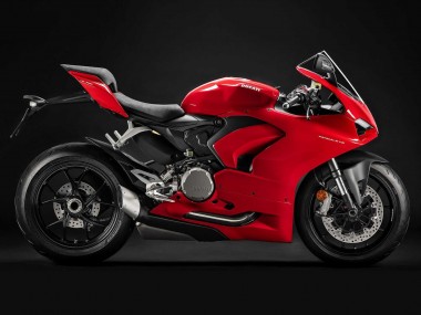 Descuento Carenado Moto Ducati Panigale V2 2020-2024 - Rojo Negro Mate