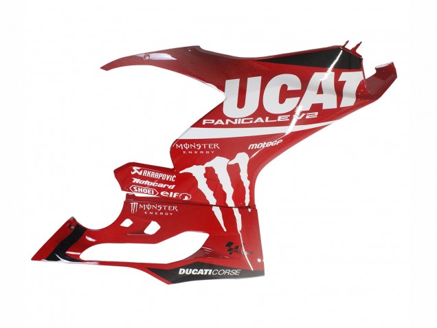 Descuento Carenados Moto Ducati Panigale V2 2020-2024 - Rojo Negro Brillante Monstruo Corse