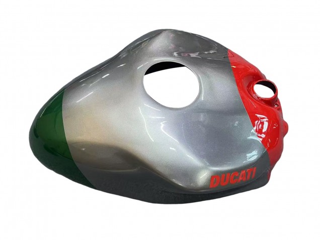 Descuento Carenados Moto Ducati Panigale V2 2020-2024 - Plata Rojo Verde