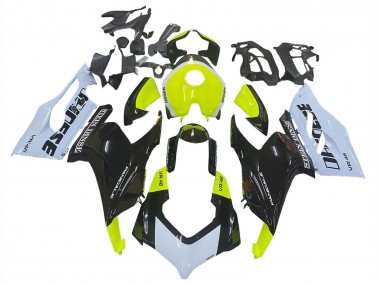 Descuento Carenados Moto Ducati Panigale V2 2020-2024 - Blanco Verde Lima Negro Brillante Stein Dinse VR 46
