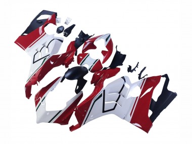 Descuento Carenados Moto Ducati Panigale V4 V4S 2020-2021 - Blanco Rojo Verde Negro Mate