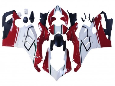 Descuento Carenados Moto Ducati Panigale V4 V4S 2020-2021 - Blanco Rojo Verde Negro Mate