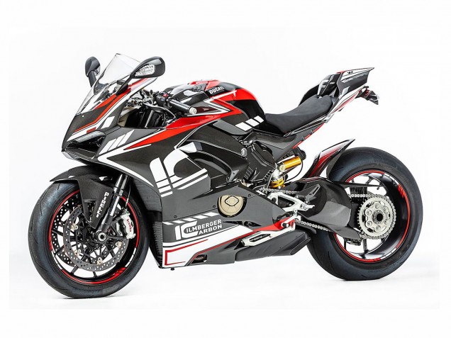 Descuento Carenados Moto Ducati Panigale V4 V4S 2018-2019 - Rojo Negro Gris Aruba 45