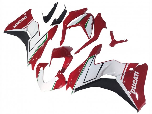 Descuento Carenados Moto Ducati Supersport 939/939S 2017-2022 - Blanco Rojo Negro Verde