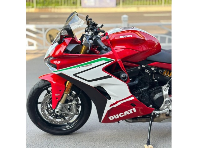 Descuento Carenados Moto Ducati Supersport 939/939S 2017-2022 - Blanco Rojo Negro Verde