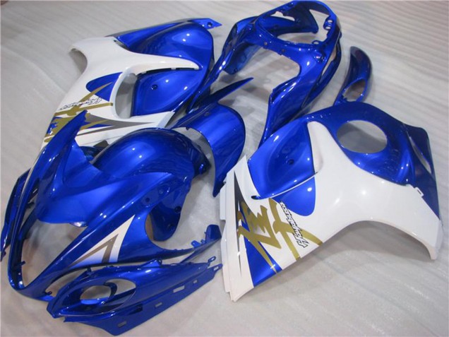 Descuento Carenados Moto Suzuki GSXR 1300 Hayabusa 2008-2020 - Blanco Azul