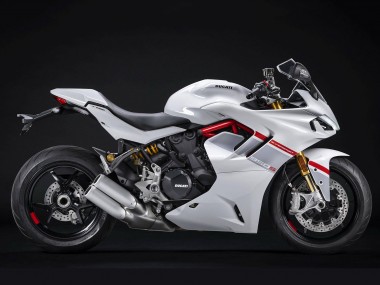 Descuento Carenados Moto Ducati 2021-2024 Ducati Supersport 950/950S 2021-2024 - Blanco Plata Rojo