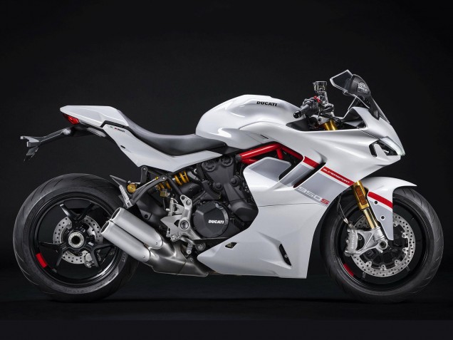 Descuento Carenados Moto Ducati 2021-2024 Ducati Supersport 950/950S 2021-2024 - Blanco Plata Rojo