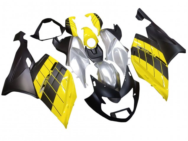 Descuento Carenados Moto BMW K1200S 2005-2010 - Amarillo Plata Negro Mate