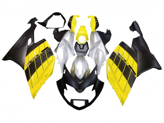 Descuento Carenados Moto BMW K1200S 2005-2010 - Amarillo Plata Negro Mate