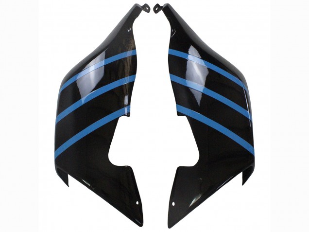 Descuento Carenados Moto BMW K1200S 2005-2010 - Negro Brillante Negro Mate Azul Línea