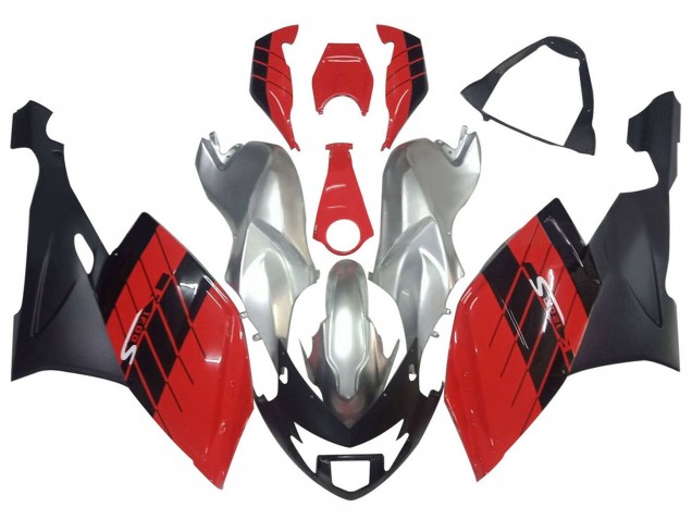 Descuento Carenados Moto BMW K1200S 2005-2010 - Plata Rojo Negro