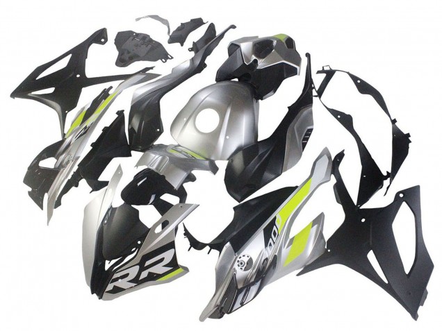 Descuento Carenados Moto BMW S1000RR 2023-2024 - Plata Negro Mate Verde Lima