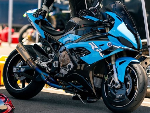Descuento Carenados Moto BMW S1000RR 2019-2022 - Azul Negro FibraCarbono
