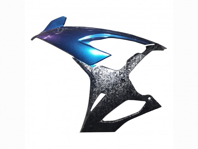 Descuento Carenados Moto BMW S1000RR 2019-2022 - Gradiente Azul Púrpura Falsificado FibraCarbono