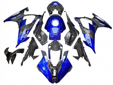 Descuento Carenados Moto BMW S1000RR 2019-2022 - Azul Falsificado FibraCarbono