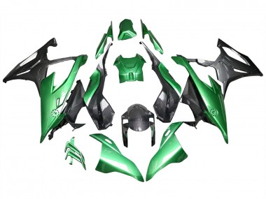 Descuento Carenados Moto BMW S1000RR 2019-2022 - Negro Brillante Verde FibraCarbono