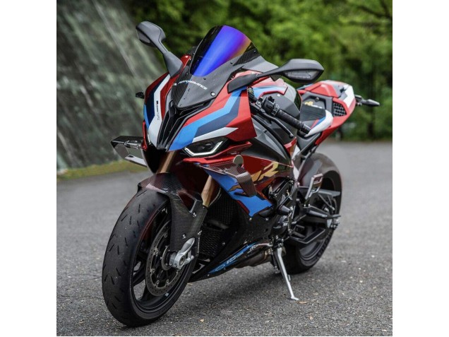 Descuento Carenados Moto BMW S1000RR 2019-2022 - Negro Rojo Azul