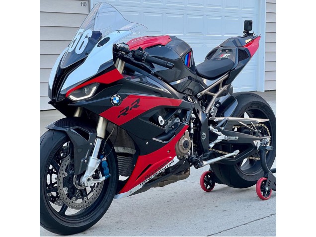 Descuento Carenados Moto BMW S1000RR 2019-2022 - Negro Rojo Blanco
