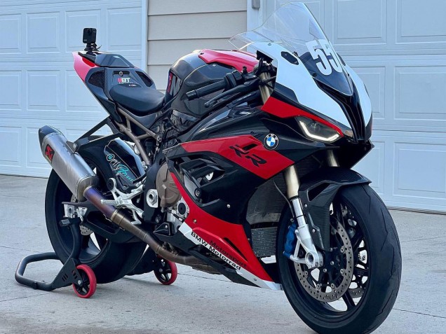 Descuento Carenados Moto BMW S1000RR 2019-2022 - Negro Rojo Blanco