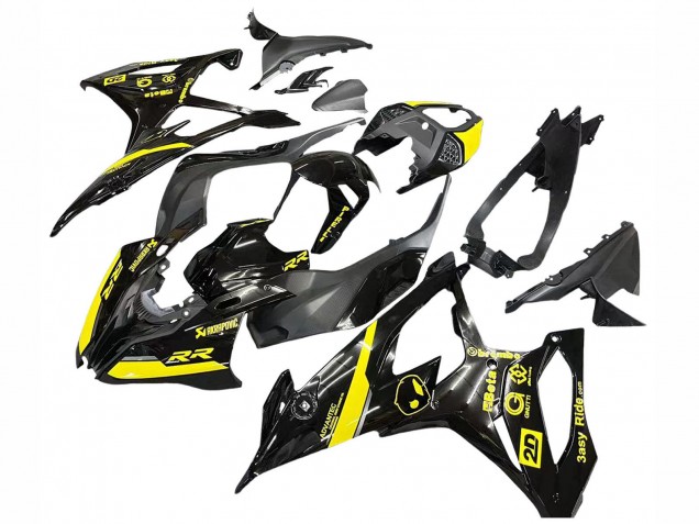 Descuento Carenados Moto BMW S1000RR 2019-2022 - Negro Brillante Amarillo