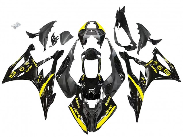 Descuento Carenados Moto BMW S1000RR 2019-2022 - Negro Brillante Amarillo
