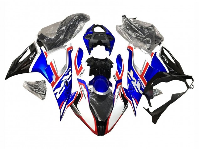 Descuento Carenados Moto BMW S1000RR 2019-2022 - Azul Rojo Blanco Negro