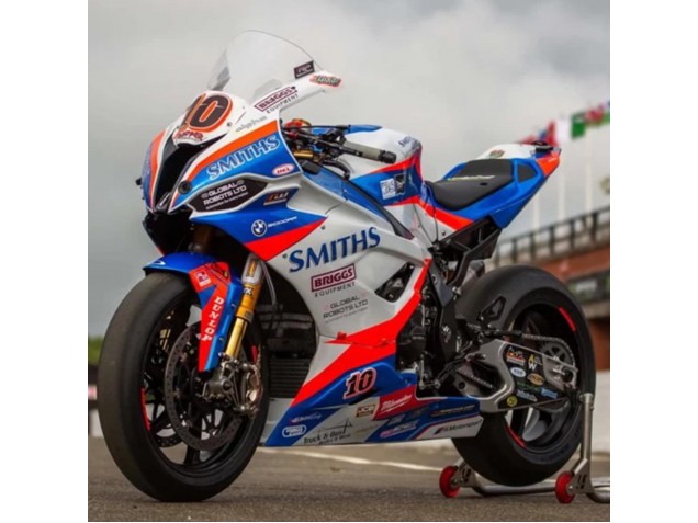 Descuento Carenados Moto BMW S1000RR 2019-2022 - Azul Rojo Blanco Smiths