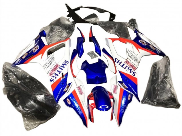 Descuento Carenados Moto BMW S1000RR 2019-2022 - Azul Rojo Blanco Smiths