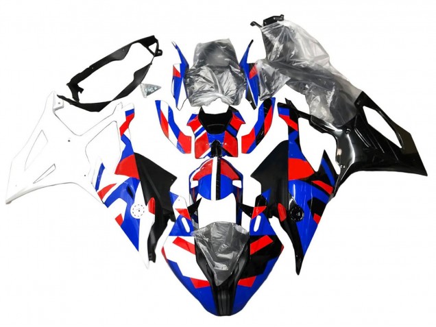 Descuento Carenados Moto BMW S1000RR 2019-2022 - Azul Rojo Blanco