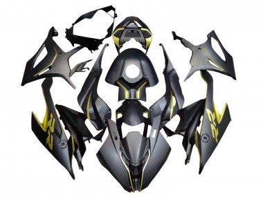 Descuento Carenados Moto BMW S1000RR 2019-2022 - Negro Amarillo FibraCarbono