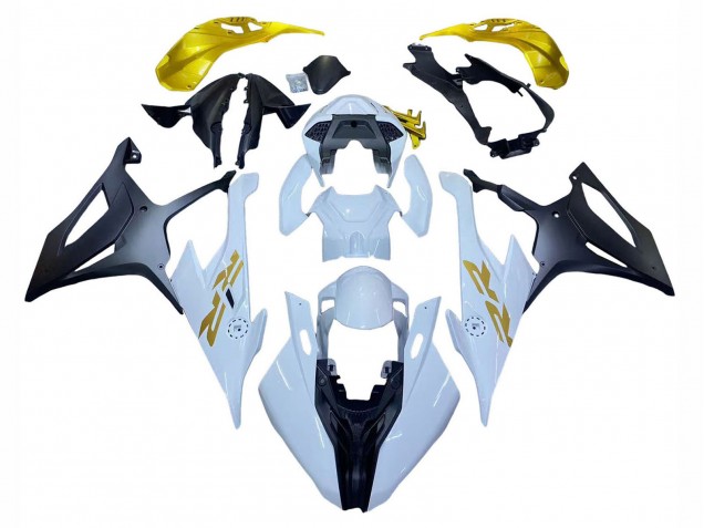 Descuento Carenados Moto BMW S1000RR 2019-2022 - Blanco Oro
