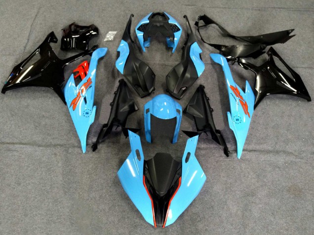 Descuento Carenados Moto BMW S1000RR 2019-2022 - Negro Azul Claro