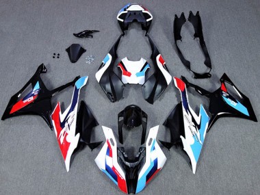 Descuento Carenados Moto BMW S1000RR 2019-2022 - Negro Blanco Azul