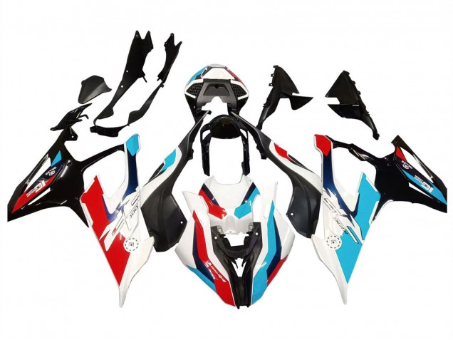 Descuento Carenado Moto BMW S1000RR 2019-2022 - Negro Blanco Azul Rojo