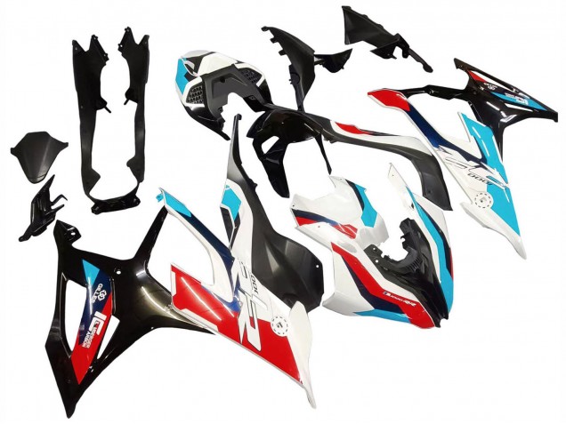Descuento Carenado Moto BMW S1000RR 2019-2022 - Negro Blanco Azul Rojo