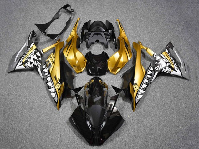 Descuento Carenados Moto BMW S1000RR 2019-2022 - Oro Negro Tiburón