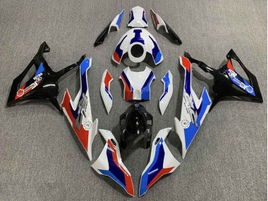 Descuento Carenado Moto BMW S1000RR 2019-2022 - Blanco Azul Rojo