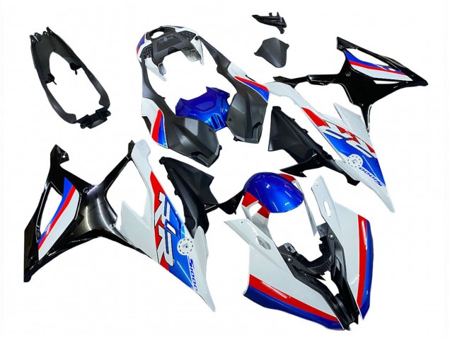 Descuento Carenados Moto BMW S1000RR 2019-2022 - Blanco Azul Rojo