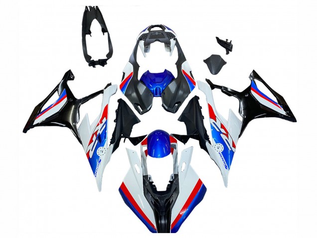 Descuento Carenados Moto BMW S1000RR 2019-2022 - Blanco Azul Rojo