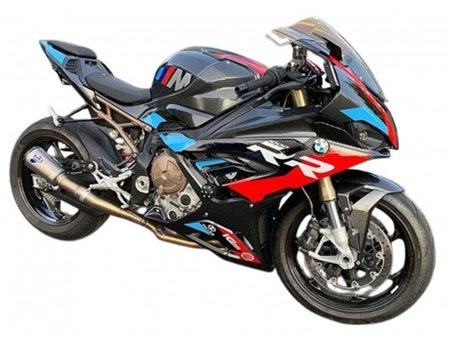 Descuento Carenados Moto BMW S1000RR 2019-2022 - Negro Azul Rojo FibraCarbono