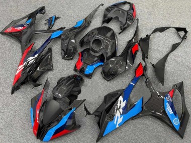 Descuento Carenados Moto BMW S1000RR 2019-2022 - Negro Azul Rojo FibraCarbono
