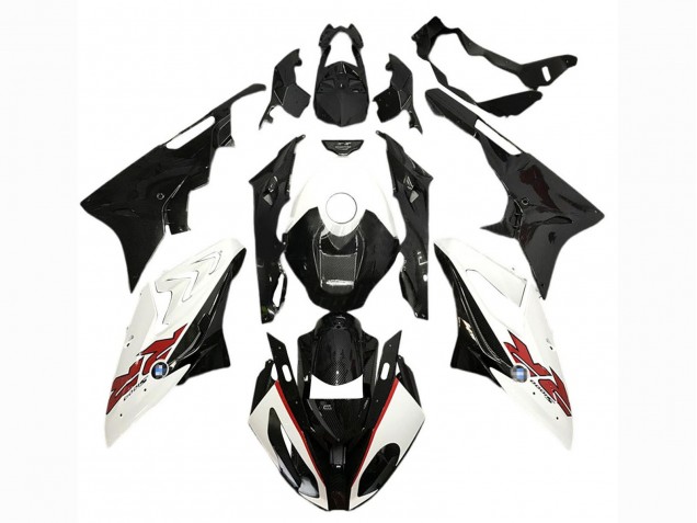 Descuento Carenados Moto BMW S1000RR 2017-2018 - Blanco Negro Brillante