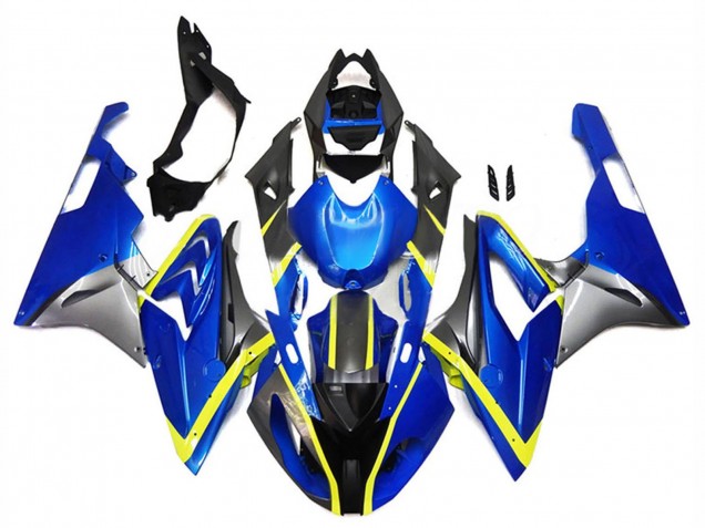 Descuento Carenados Moto BMW S1000RR 2017-2018 - Plata Azul Amarillo
