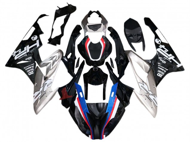 Descuento Carenado Moto BMW S1000RR 2015-2016 - Plata Rojo Azul Negro
