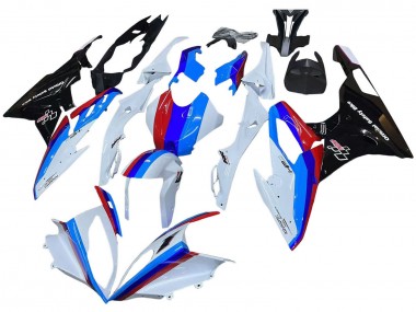 Descuento Kits Carenado Moto BMW S1000RR 2015-2016 - Blanco Rojo Azul Negro Brillante