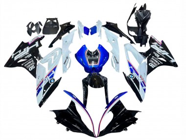 Descuento Kits Carenado Moto BMW S1000RR 2015-2016 - Blanco Azul Negro Brillante