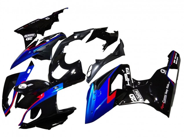 Descuento Carenados Moto BMW S1000RR 2015-2016 - Rojo Azul Negro Negro Brillante